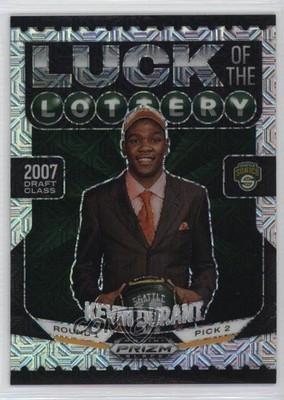 2024-25 Panini Prizm Black Luck of the Lottery Mojo 14/25 Kevin Durant #9 10un