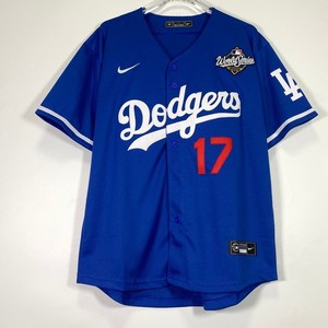 Jual BORDIR IMPORT JERSEY BAJU BASEBALL LA LOS ANGELES DODGERS 17 SHOHEI OHTANI PUTIH