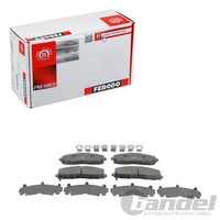 Ferodo ECO-FRICTION BremsbelÄGe Vorne Passend FüR Chrysler Grand Dodge Journey F