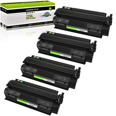 4PK GREENCYCLE Q2624A Black Toner Cartridge For HP LaserJet 1150 Printer