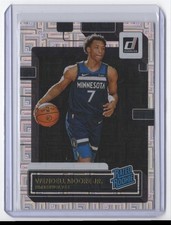 2022-23 Donruss Rated Rookie Choice Wendell Moore Jr. Rookie Minnesota