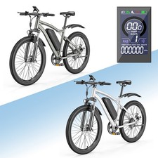 26"Fat Tire 750W Electric Mountain Bike for Adults 25MPH 30Miles City E-bike US