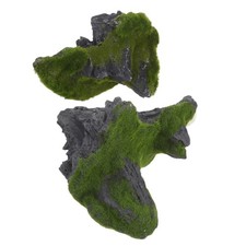 2 Aquarium Landscaping Decorations Artificial Floating Island