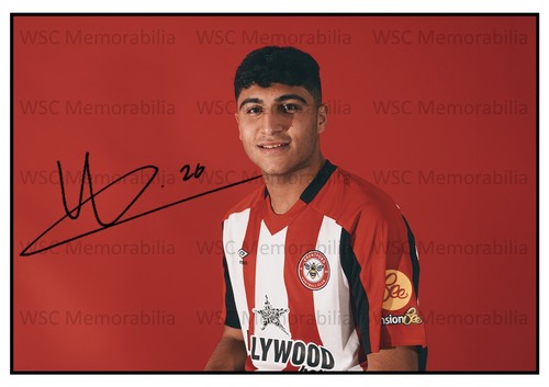 11219. Yunus Emre Konak Signed Pictures (A4 Prints) Brentford Sivasspor