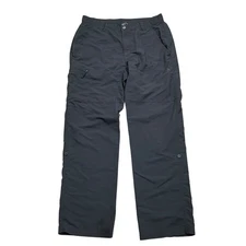 The North Face Cargo Hiking Pants Mens 34x33 Gray Lightweight Roll Tab Hem