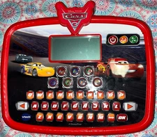 VTech Disney Pixar Cars 3 Race & Learn Tablet WORKING! Batteries Not Included!