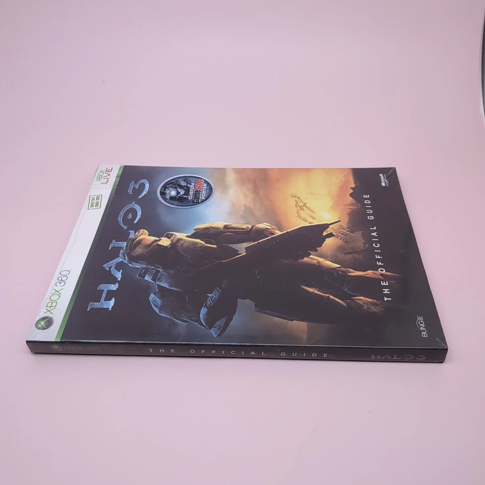 Halo 3 Strategy Guide Official XBOX 360 SEALED w/ GAME STOP POSTER NEW NOS - Image 3 of 4