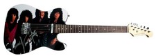 KISS Vinnie Vincent Signed Autographed Custom Graphics Photo Guitar