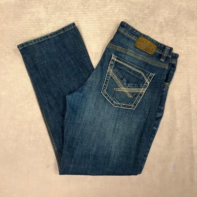 Bke Jeans Straight Leg Blau Jeanshose Damen 36