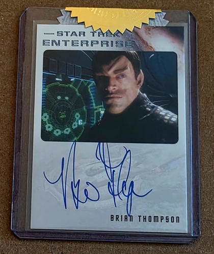 Rittenhouse Star Trek Enterprise Archives Serie 2 Brian Thompson Autogramm
