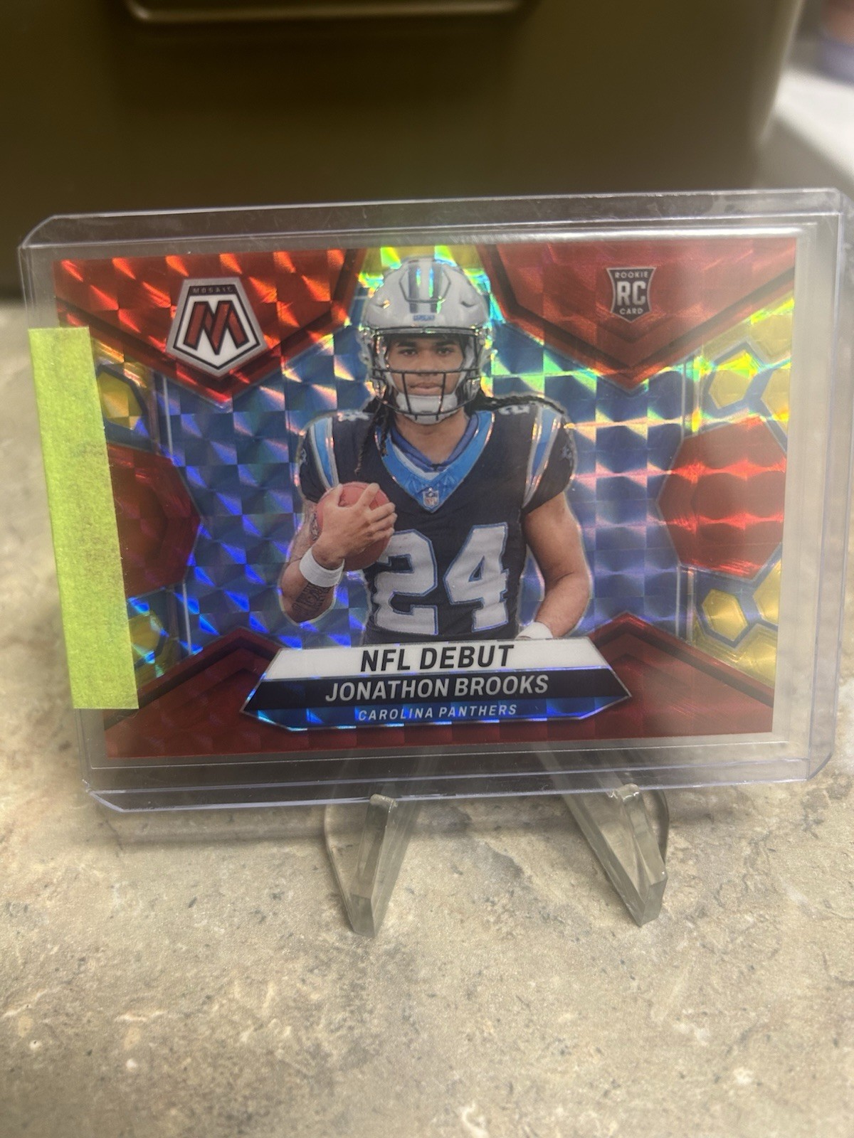 2024 NFL Debut Jonathon Brooks /80 #276 Mosiac Choice
