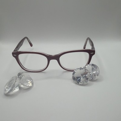 Ray-Ban Brillengestell Rot / Bordeaux   Transparente Optik Damen