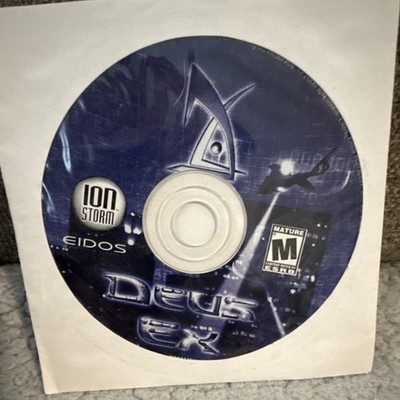Eidos Ion Storm Deus Ex PC CD-ROM Disc Game ESRB M Mature Shooter Multiplayer