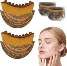 2PCS Lymphatic Contour Face Brush for Lymphatic Drainage Massager Tool for Face