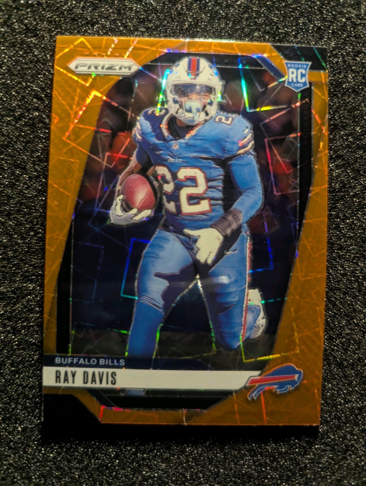 2024 Panini Prizm - Rookies Ray Davis #382 Orange Ice Prizm (RC)