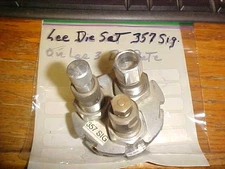 Lee Reloading Die Set in 357 Sig Caliber on Lee 3 Hole Turret
