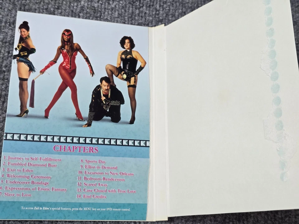 Exit to Eden [DVD, 2002] Altered Artwork/Liner - Image 4 of 4