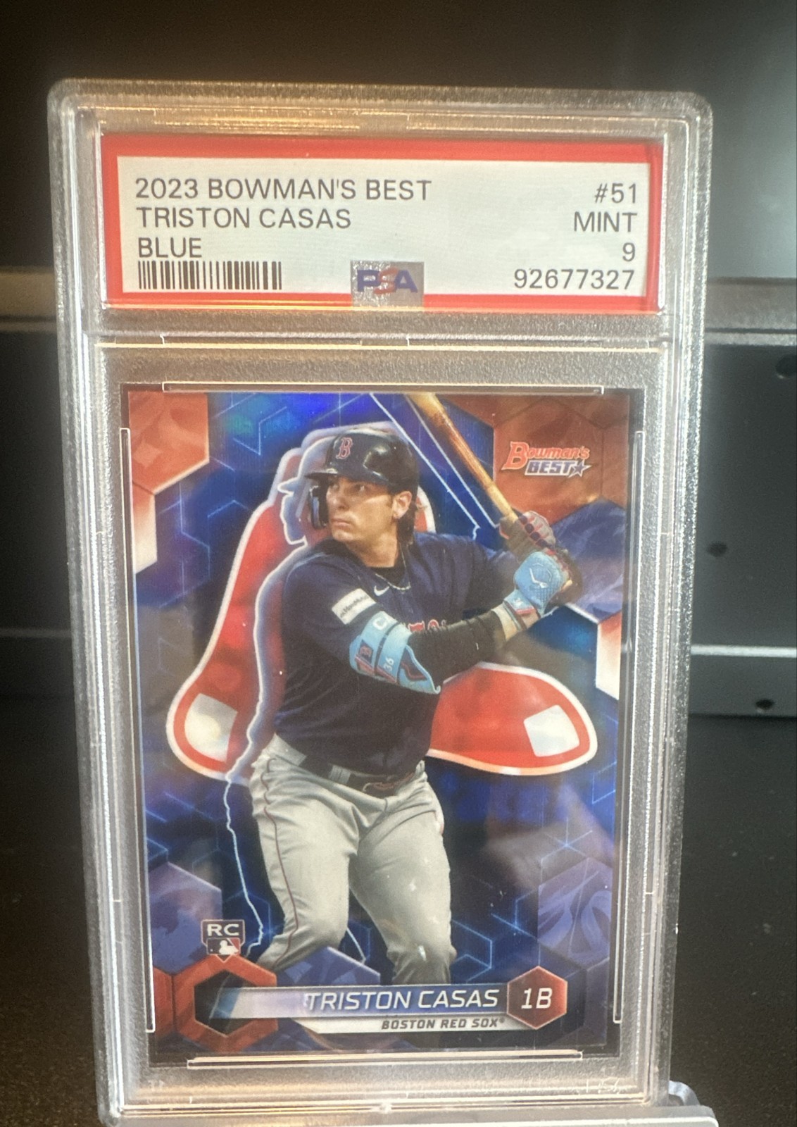 2023 Bowman's Best - Triston Casas #51 Blue Refractor /150 (RC)