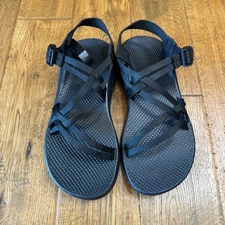 Chaco Hiking Sandals Womens 10 Classic Strappy Black Hook & Loop J105798W