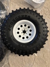 Jconcepts Tusk 2.2&rdquo; Tires Green With White Steelies New, Never Used.