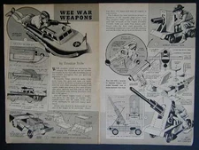WWII Scooter AntiTank Gun Wagon PT Boat 1943 How-To build PLANS Sherman Tank
