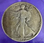 1927 S Walking Liberty Half Dollar US Silver Coin