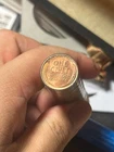 1954 P  RED BU LINCOLN CENT ROLL