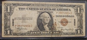 1935 Hawaiian Silver Certificate