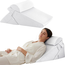 3Pcs Orthopedic Bed Wedge Pillow Set, Foam Wedge Pillow Post Surgery for Back, L