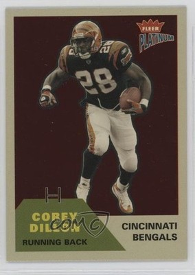 2002 Fleer Platinum Finish 64/100 Corey Dillon #47 2jq