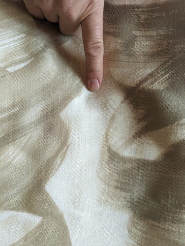 Lee Jofa Groundworks Laryo Print Sand Fabric 11 3/8 Yards - Picture 7 of 10