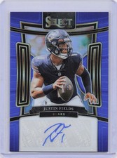2023 Panini Select Justin Fields Blue Auto /99 #SIG-JF1 Chiefs 713