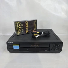 Sony SLV-478 VCR VHS Player Recorder DA Pro 4 Head *No Remote* Tested & Working