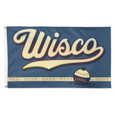 MILWAUKEE BREWERS WISCO CITY CONNECT 3'X5' DELUXE FLAG NEW WINCRAFT  