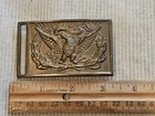 Original Union M1851 Army Officer Field Gear Brass Belt Buckle L@@K!!