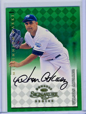Wilson Alvarez 1998 Donruss Signature Millenium Marks 0629 Autograph Auto Card