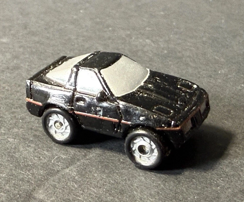 Micro Machines Chevy Corvette Black Silver Windows From 1986 - Image 2 of 4