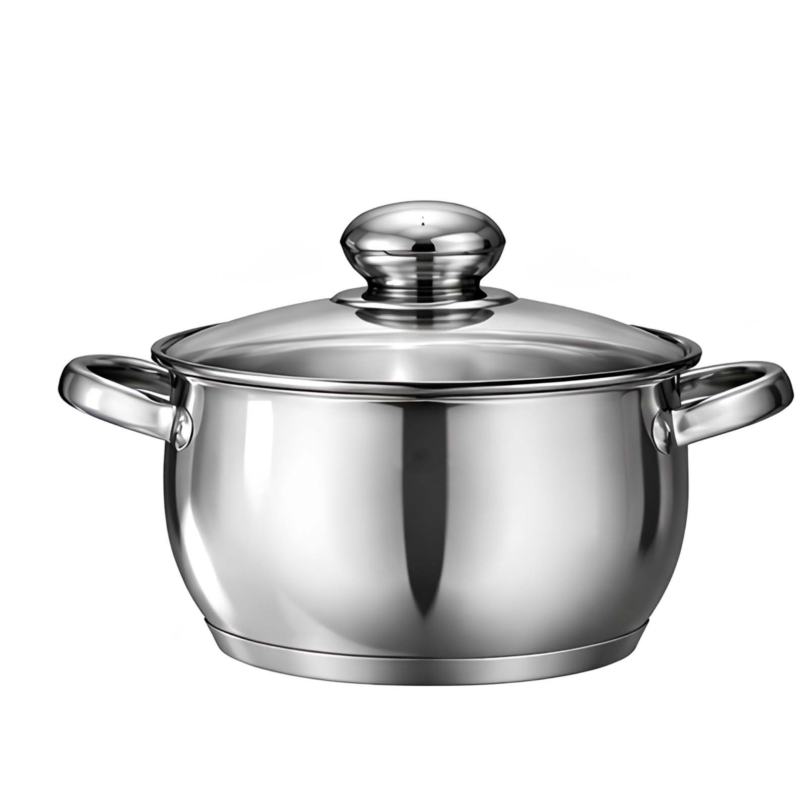 Casserole induction 16cm Swisgold pour éviter les aliments brûlés grâce au fond 5 couches