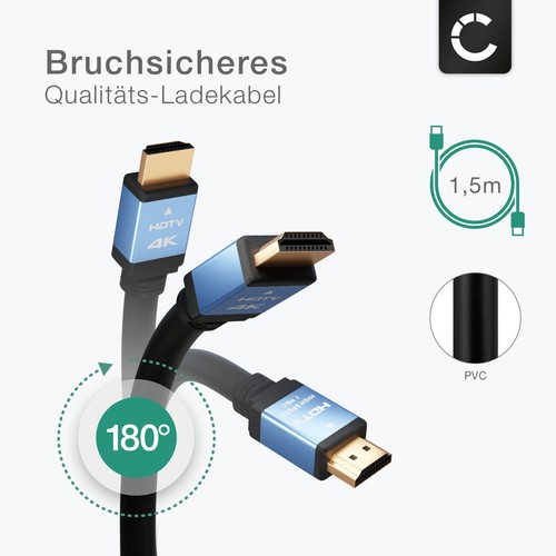 HDMI Kabel für Samsung SMT-C7200 Standard HDMI Type A - Bild 4 von 7