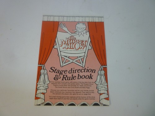 The Muppet Show 1977 Board Game Palitoy Bradgate Vintage Muppets Collectible 8up - Picture 4 of 24