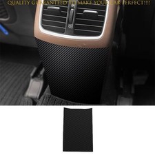 Cubierta del panel de ventilación de salida de aire trasero adhesivo de fibra de carbono para Hyundai Tucson 2016-21