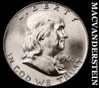 1963-D Silver Franklin Half Dollar - Choice Gem Brilliant Unc++++  #K2522