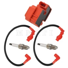 Ignition Coil Spark Plug w/Wire Cap for Polaris Ranger 700 800 Sportsman 700 800