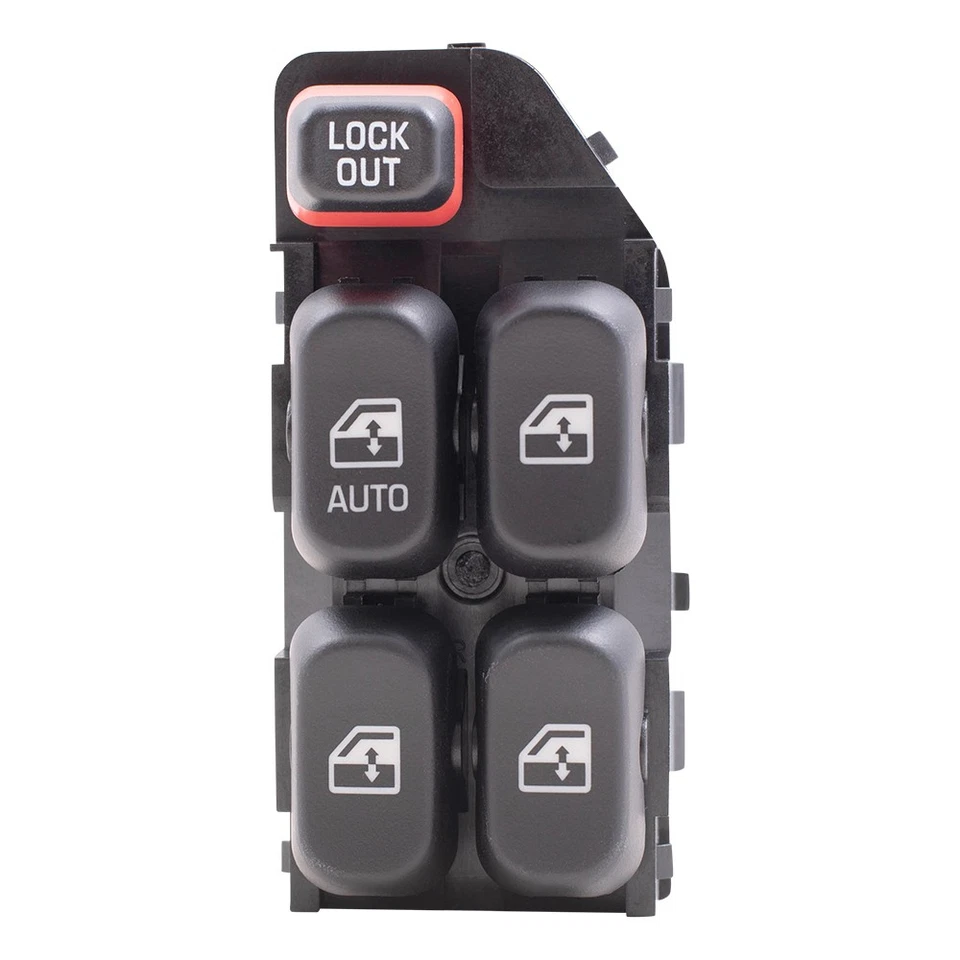 Interruptor maestro ventana eléctrica delantera para conductores Chevrolet Lumina 95-01 88894539 Foto 2 de 4