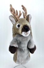 Daphne Reindeer Golf Headcover Padded Deer Elk Plush 18" Long EUC