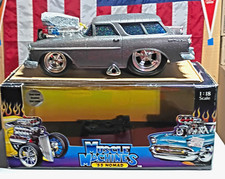 55 Nomad Textured Gray Shift Paint Wrock Paint Bumpers N Breather Wblu Window