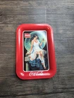 Vintage 1995 CocaCola 1919 Advertisement Reproduction Mini Tray 4.5x6.5 inches