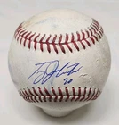Troy Johnston Signed Game Used Official Major League Baseball ROCKIES D1