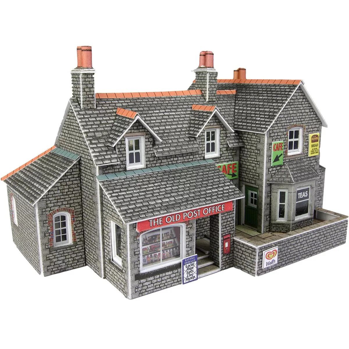 Metcalfe PN154 N Gauge Village Shop & Café Card Kit - Image 3