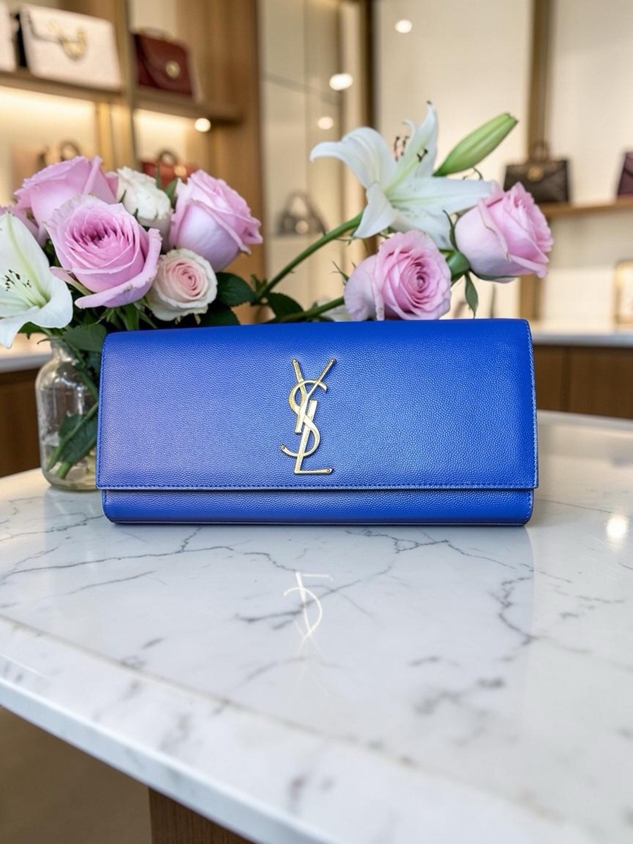 Saint Laurent YSL Cassandre Clutch | eBay